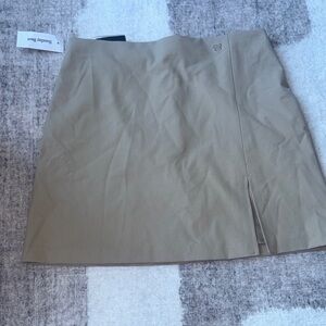 Aritzia Beige Mini Skirt